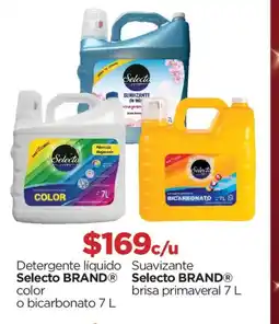 Chedraui Selecto brand detergente líquido color o bicarbonato oferta