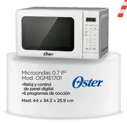 Chedraui Oster microondas 0.7 p³ oferta