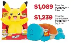 Chedraui Pokémon peluche pikachu oferta