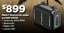 Bodega Aurrerá Misik sistema de audio portátil oferta