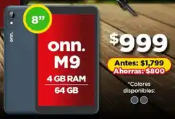 Bodega Aurrerá Onn. m9 8" oferta