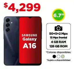 Bodega Aurrerá Samsung galaxy A16 6.7" oferta