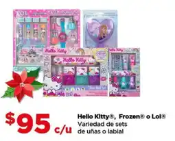 Bodega Aurrerá Hello kitty , frozen o lol variedad de sets oferta