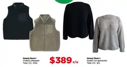 Bodega Aurrerá Simply basic chaleco afelpado oferta