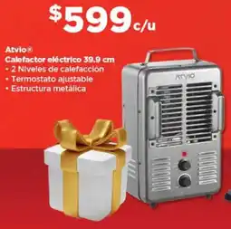 Bodega Aurrerá Atvio calefactor eléctrico oferta