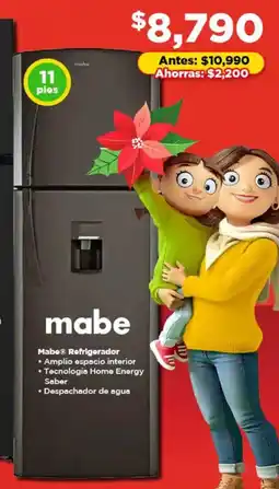 Bodega Aurrerá Mabe refrigerador oferta