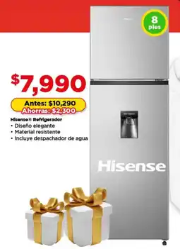 Bodega Aurrerá Hisense refrigerador oferta
