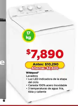 Bodega Aurrerá Whirpool lavadora oferta