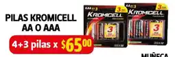 Farmacias Guadalajara Pilas kromicell AA O AAA oferta