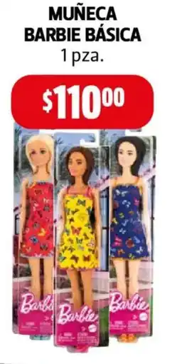 Farmacias Guadalajara Barbie básica muñeca oferta