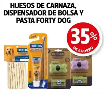 Farmacias Guadalajara Huesos de carnaza,dispensador de bolsa y forty bog oferta