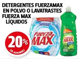 Farmacias Guadalajara Fuerza max detergentes en polvo o lavatrastes fuerza max líquidos oferta
