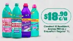 Farmacias Guadalajara Cloralex el rendidors, aromas oferta