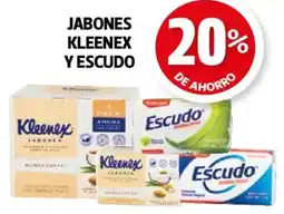 Farmacias Guadalajara Kleenex y escudo jabones oferta
