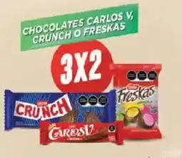 Farmacias Guadalajara Carlos v, crunch o freskas chocolates oferta