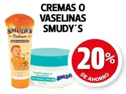 Farmacias Guadalajara Smudy's cremas o vaselinas oferta