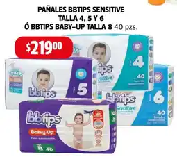 Farmacias Guadalajara Pañales bbtips sensitive oferta