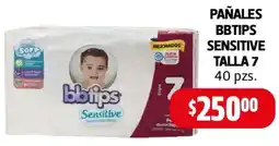 Farmacias Guadalajara Bbtips pañales sensitive oferta