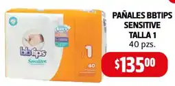 Farmacias Guadalajara Bbtips pañales sensitive oferta