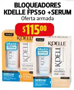 Farmacias Guadalajara Bloqueadores kdelle fps50 +serum oferta