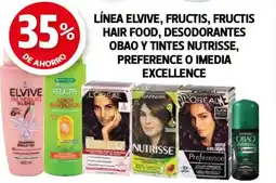 Farmacias Guadalajara Línea elvive, fructis oferta