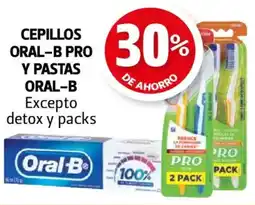Farmacias Guadalajara Oral-B pro y pastas Oral-B cepillos excepto detox y packs oferta
