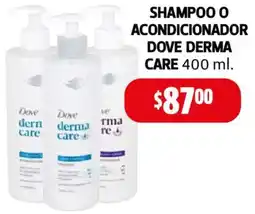 Farmacias Guadalajara Dove derma care shampoo o acondicionador oferta