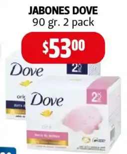 Farmacias Guadalajara Dove jabones oferta
