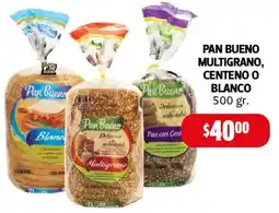 Farmacias Guadalajara Pan bueno multigrano, centeno o blanco oferta