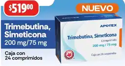 Farmacias Guadalajara Apotex trimebutina, simeticona oferta