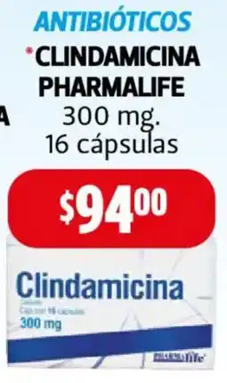 Farmacias Guadalajara Clindamicina pharmalife oferta