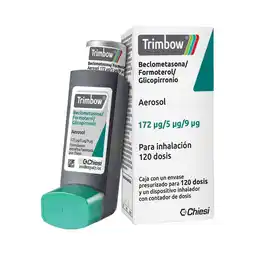 Farmacias Benavides 172 mcg Beclometasona/5 mcg Formoterol/9 mcg Glicopirronio oferta