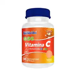Farmacias Benavides 750 mg Kiddy Vitamina C y Bioflavonoides oferta
