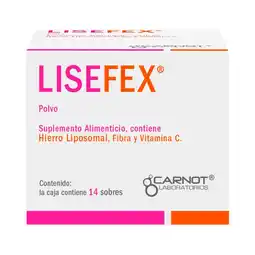 Farmacias Benavides 1.5 g Hierro liposomal, Fibra, Vitamina C oferta