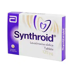 Farmacias Benavides 125 mcg Levotiroxina Sódica oferta
