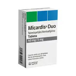 Farmacias Benavides 40 mg Telmisartán/5 mg Amlodipino oferta
