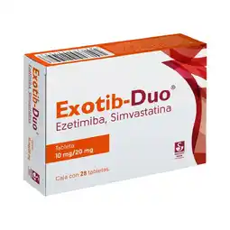 Farmacias Benavides 10 mg / 20 mg Ezetimiba + Simvastatina oferta