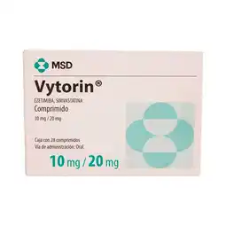 Farmacias Benavides 10 mg Ezetimiba/20 mg Simvastatina oferta