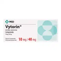 Farmacias Benavides 10 mg Ezetimiba/40 mg Simvastatina oferta