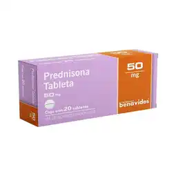 Farmacias Benavides 50 mg Prednisona oferta