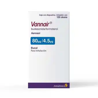 Farmacias Benavides 80 mcg Budesonida/4.5 mcg Formoterol oferta