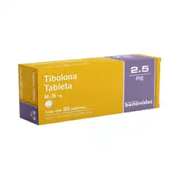 Farmacias Benavides 2.5 mg Tibolona oferta