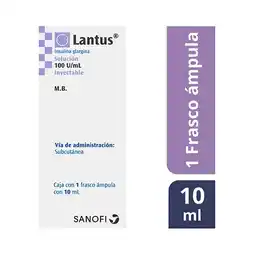 Farmacias Benavides 100 UI Insulina Glargina oferta