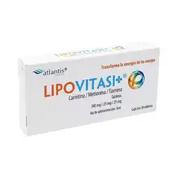 Farmacias Benavides Carnitina + Metionina + Tiamina oferta