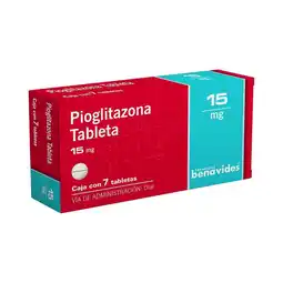Farmacias Benavides Pioglitazona 15 mg oferta