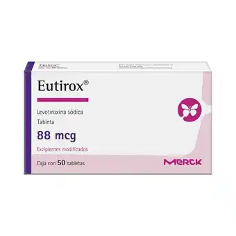 Farmacias Benavides 88 mcg Levotiroxina Sódica oferta
