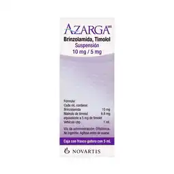 Farmacias Benavides 10 mg Brinzolamida/5 mg Timolol/1 ml Suspensión oferta