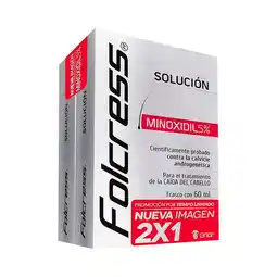 Farmacias Benavides Solución Minoxidil 5% 2 x 1 60 ml c/u oferta