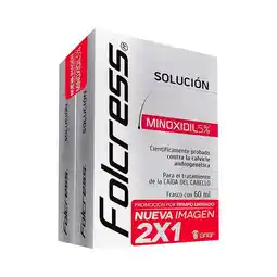 Farmacias Benavides Solución Minoxidil 5% 2 x 1 60 ml c/u oferta
