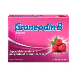 Farmacias Benavides 10 mg Benzocaína Sabor Frambuesa oferta